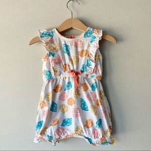 Burt’s Bees Baby Shell Print Romper